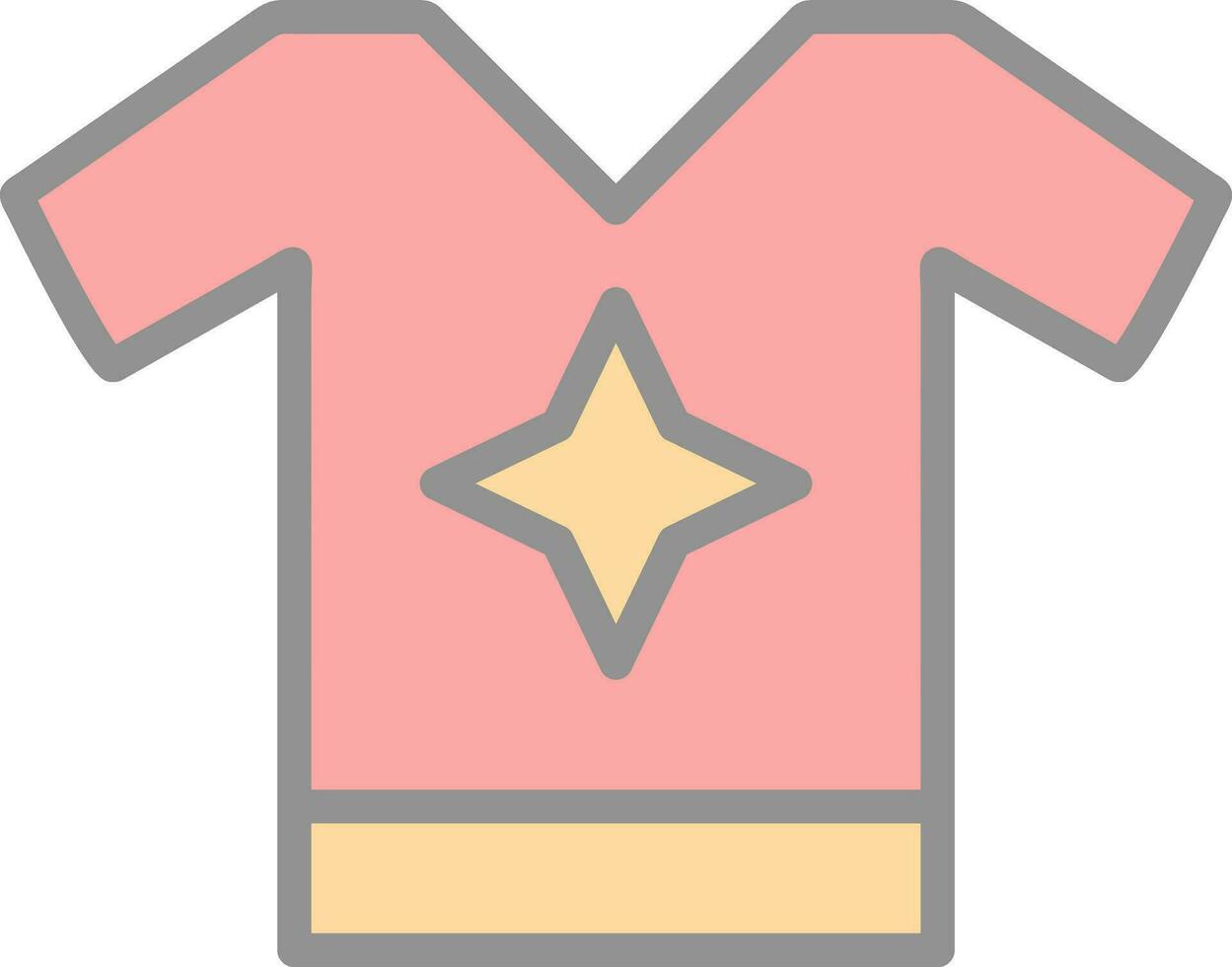 conception d'icône de vecteur de chemise