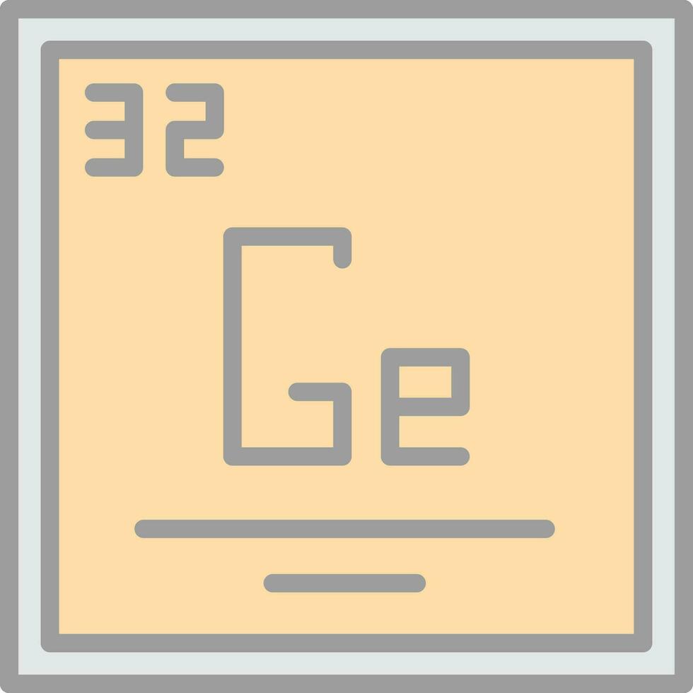germanium vecteur icône conception
