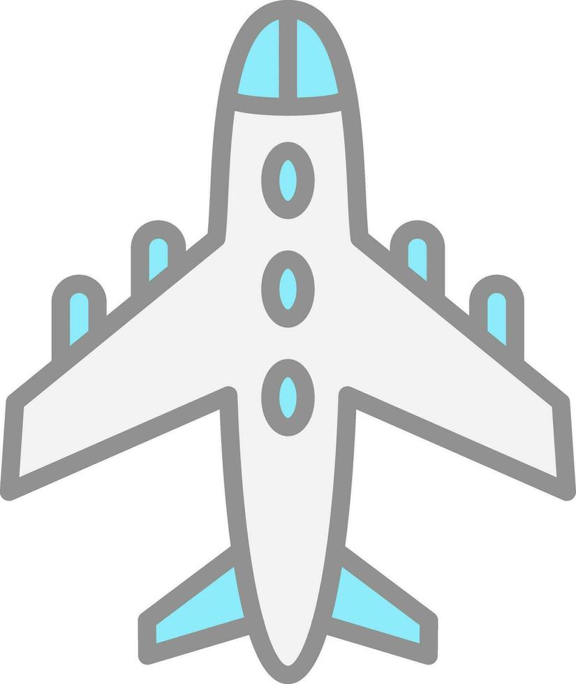 conception d'icône de vecteur d'avion