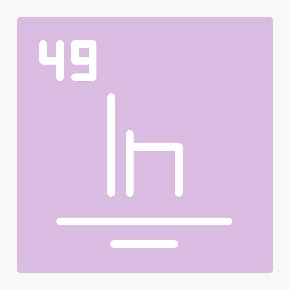 indium vecteur icône conception