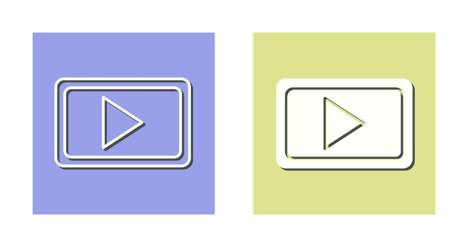 icône de vecteur de communication vidéo unique