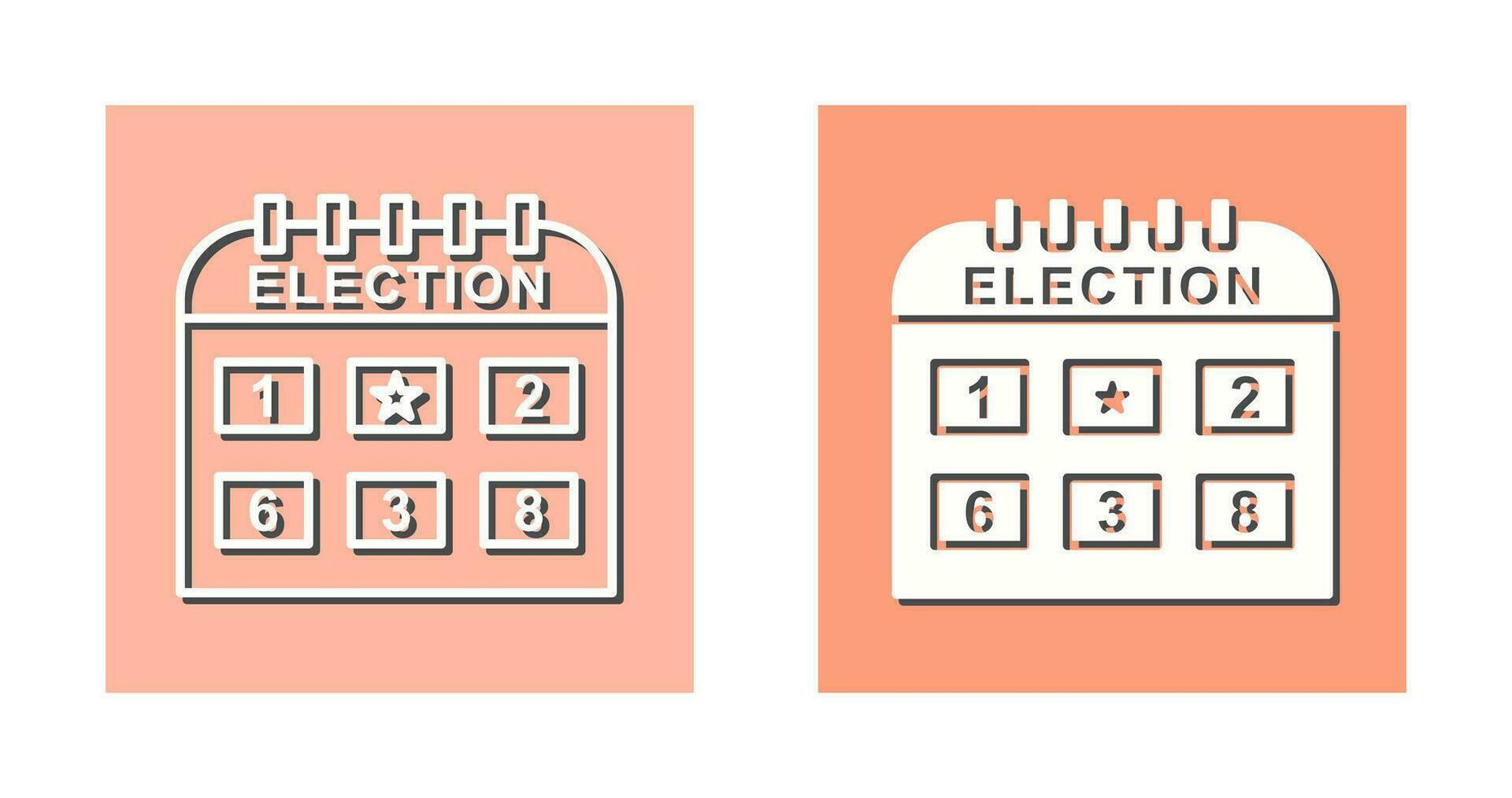 icône de vecteur de jour d'élection