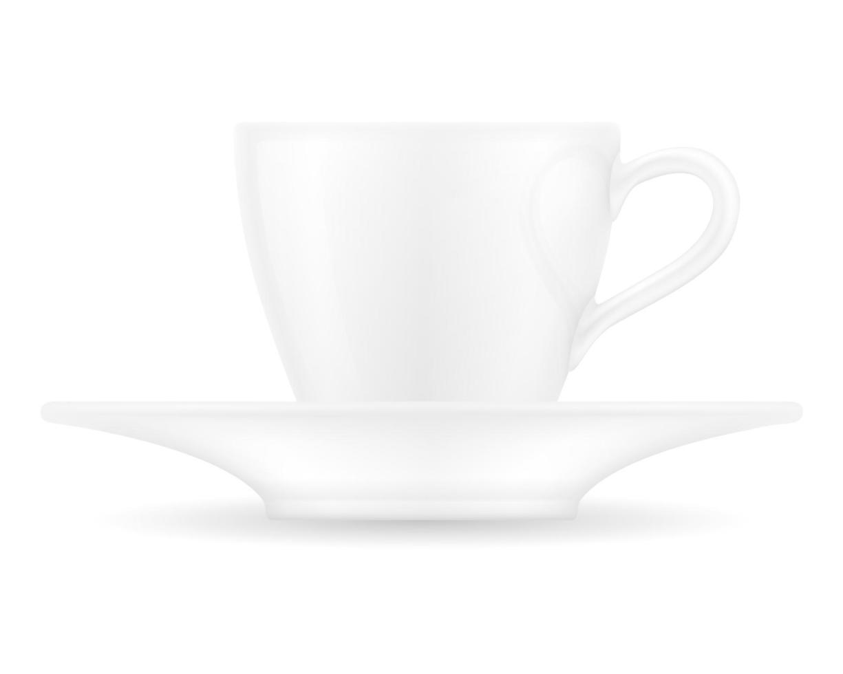 tasse pour illustration de vecteur stock café isolé sur fond blanc