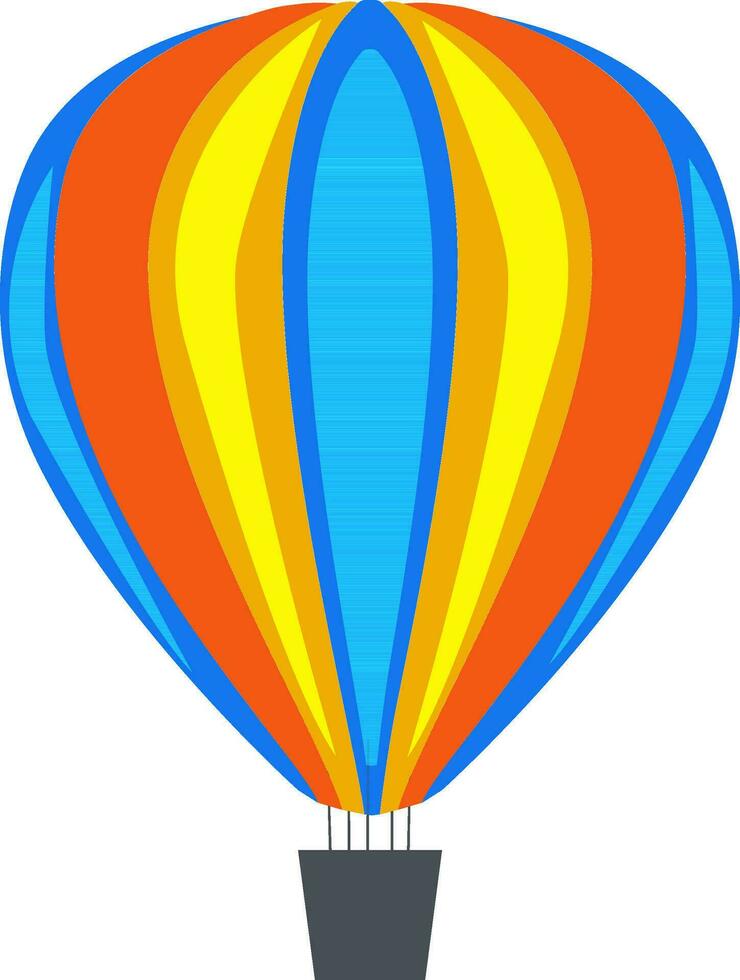 illustration de coloré chaud air ballon. vecteur