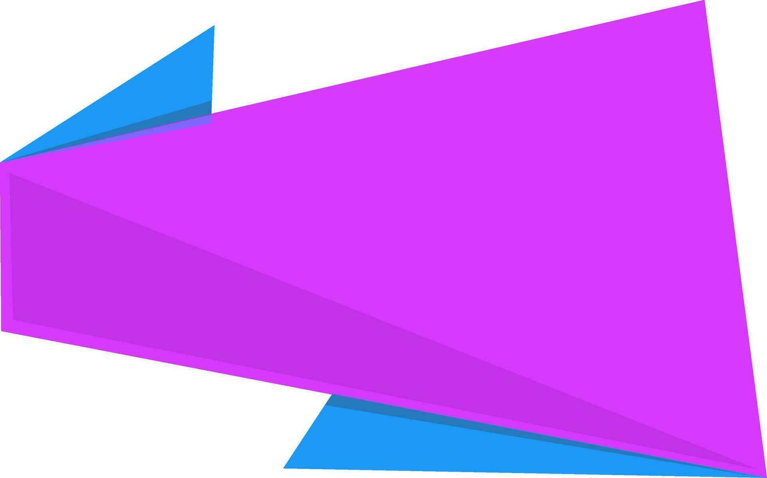 vecteur illustration de ruban ou étiquette dans violet couleur.