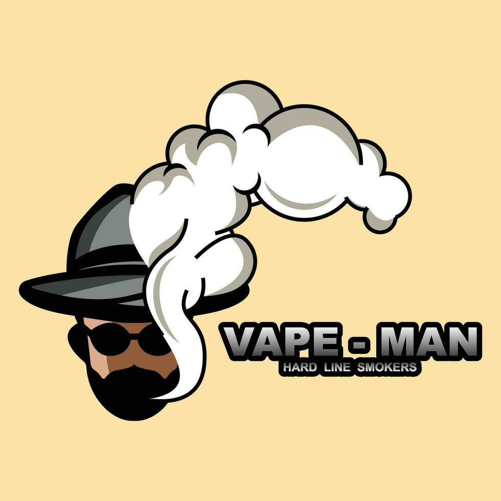 vape magasin logo conception concept vecteur. vapoter logo conception modèle vecteur