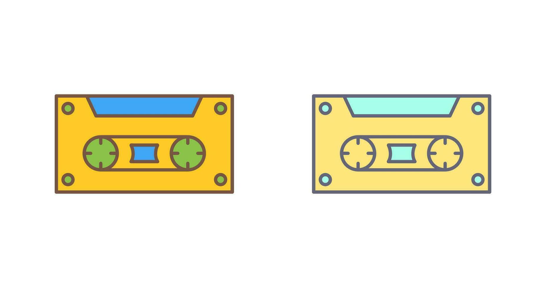 icône de vecteur de cassette