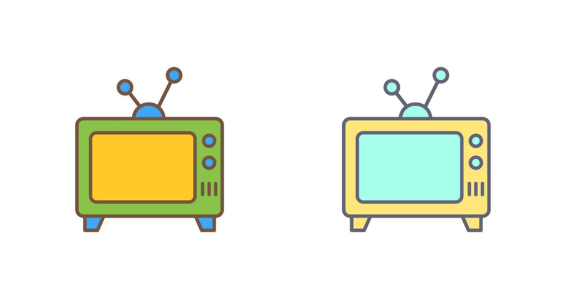 icône de vecteur de télévision