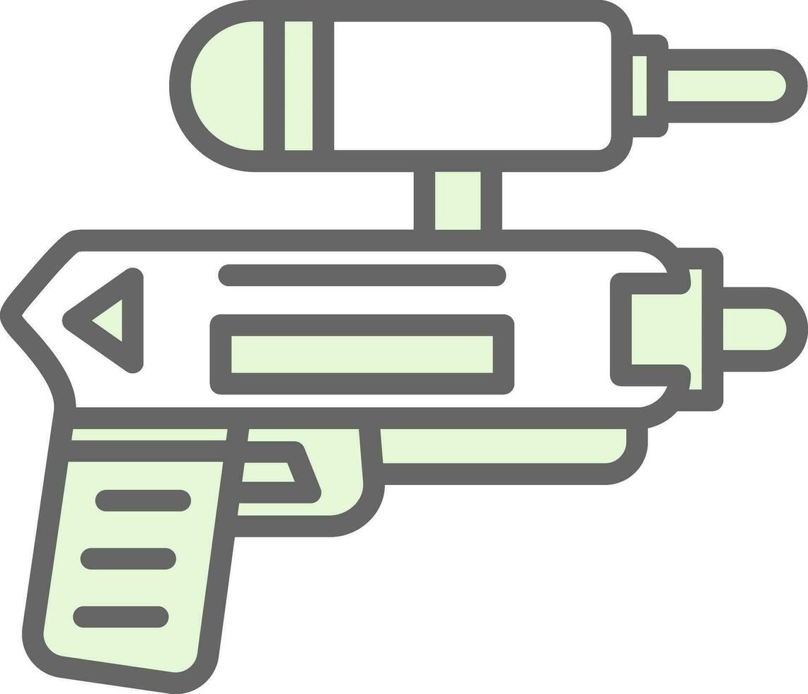 conception d'icône de vecteur de pistolet à eau