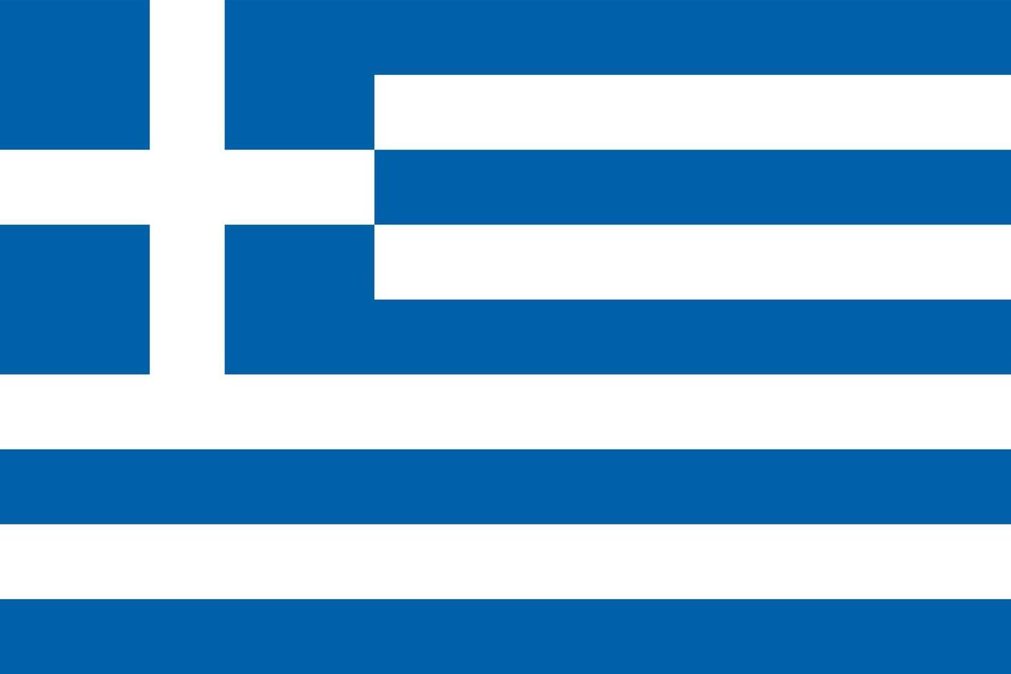 drapeau officiel de la grèce vecteur