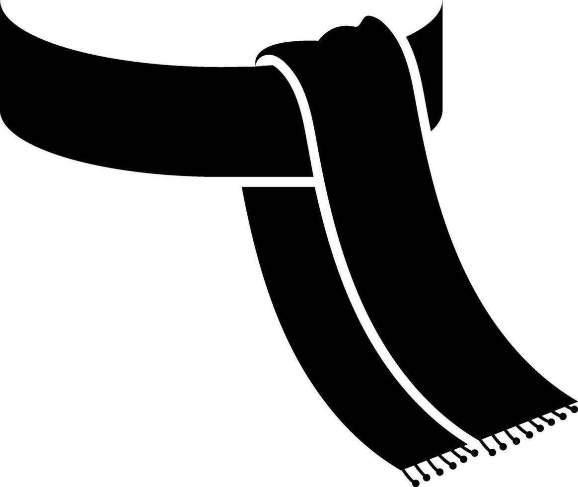 vecteur signe ou symbole de foulard.