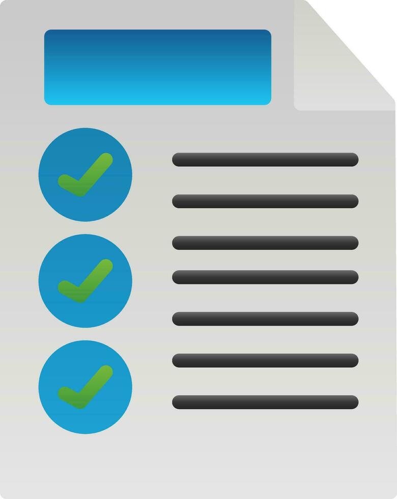 conception d'icône de vecteur de liste de contrôle