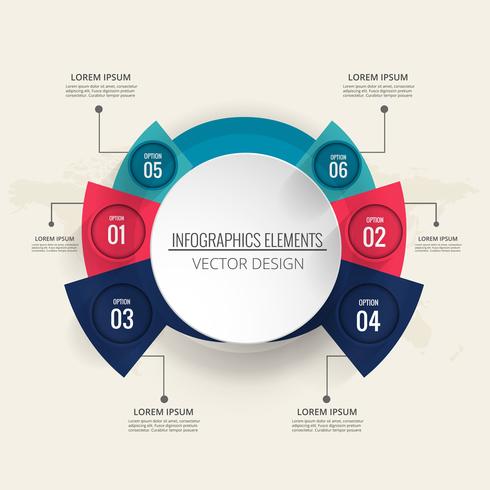 Abstrait infographie créatif vecteur