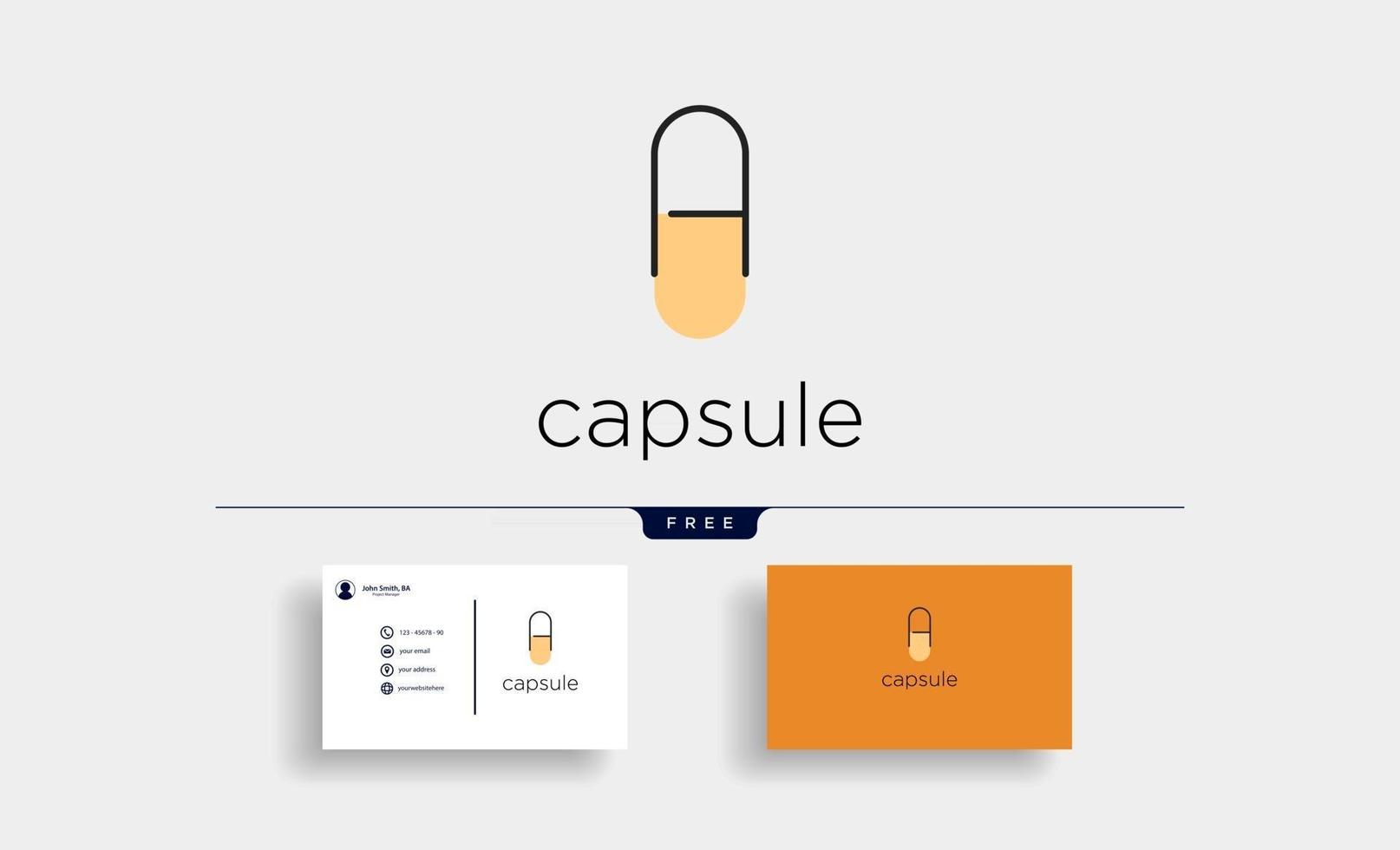 lettre aa capsule logo modèle symbole vector illustration de conception