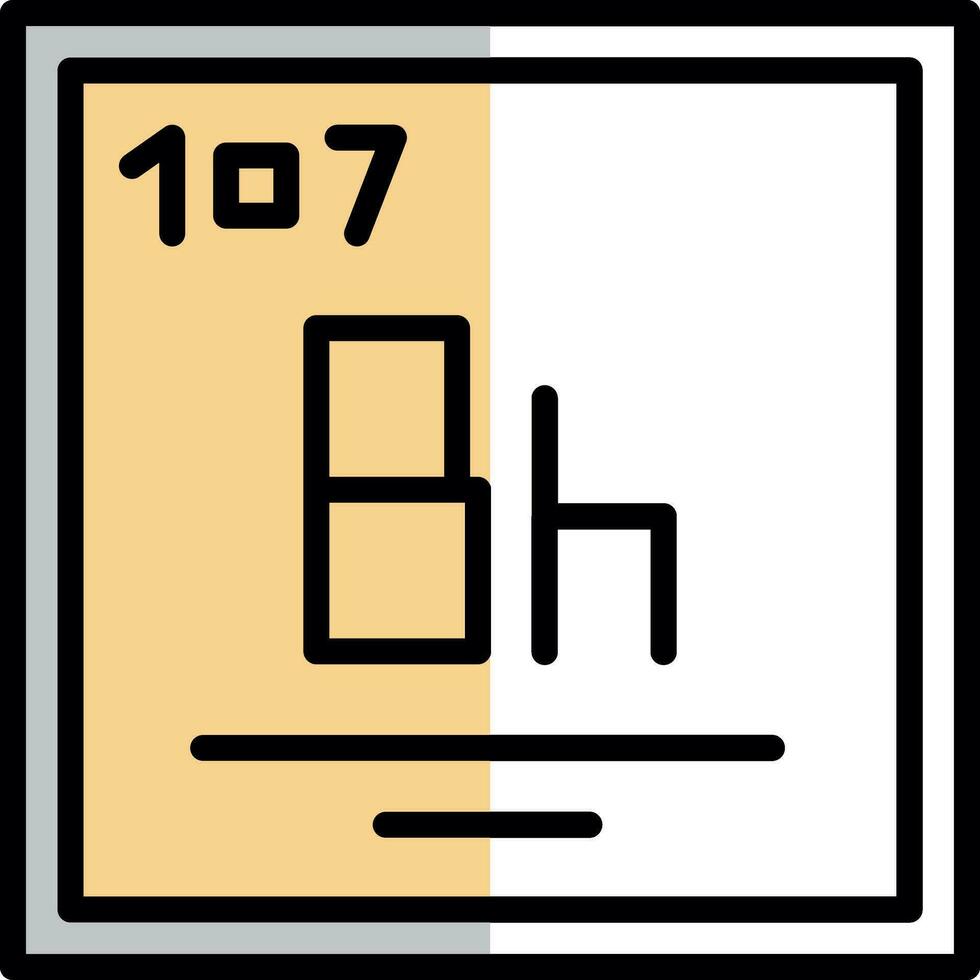 bohrium vecteur icône conception