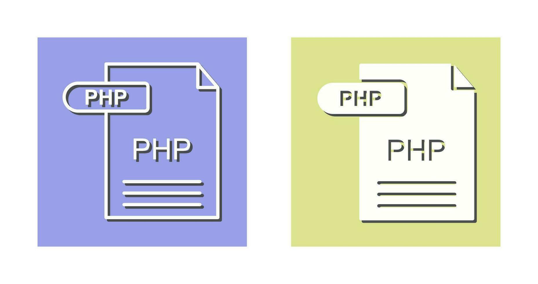 icône de vecteur php