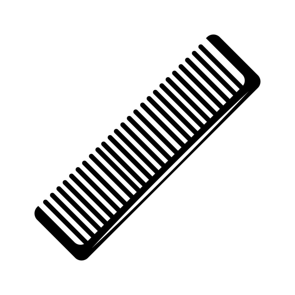 peigne salon de coiffure vecteur