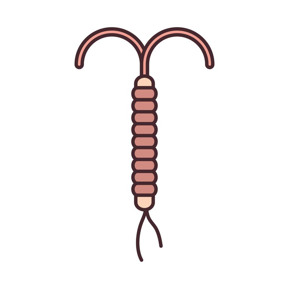 méthode contraceptive iud vecteur