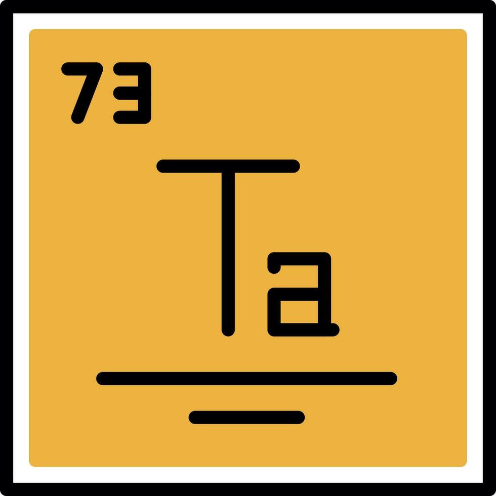 tantale vecteur icône conception