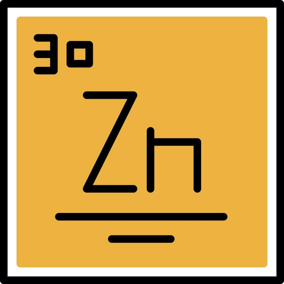 zinc vecteur icône conception