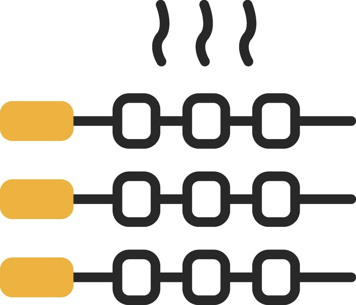 conception d'icône de vecteur de barbecue