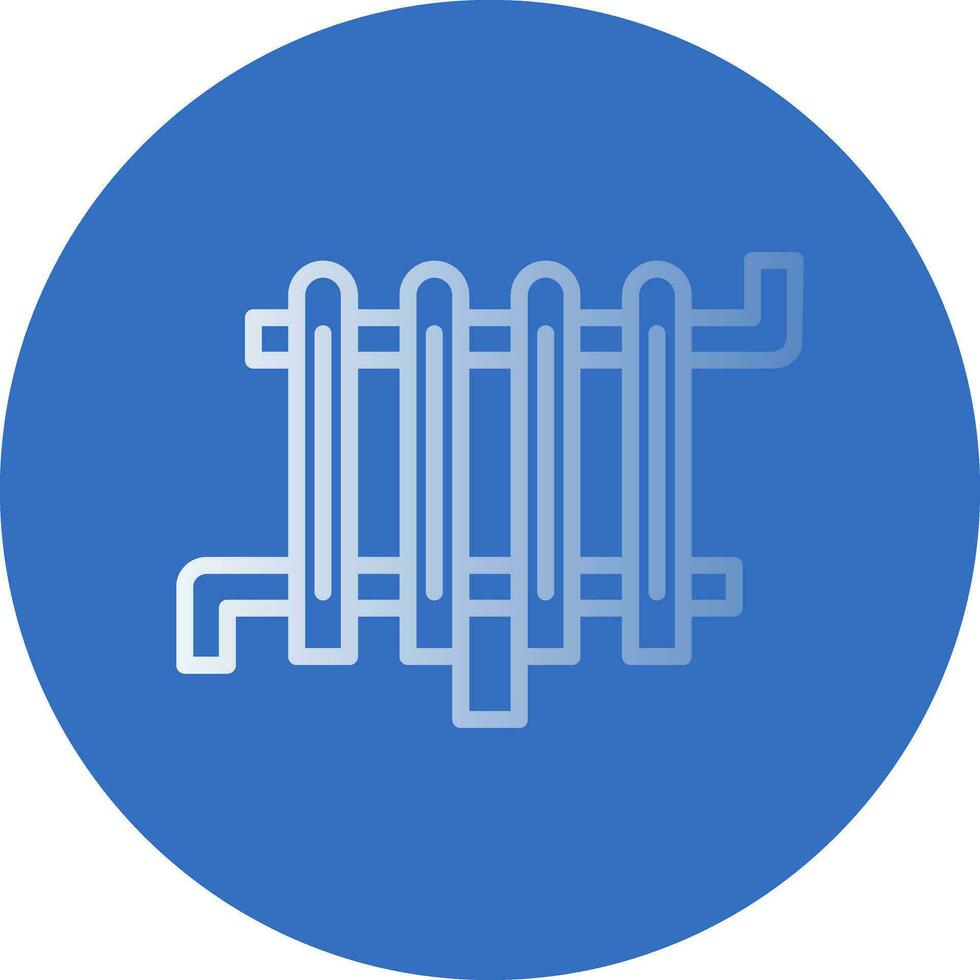 conception d'icône de vecteur de radiateur