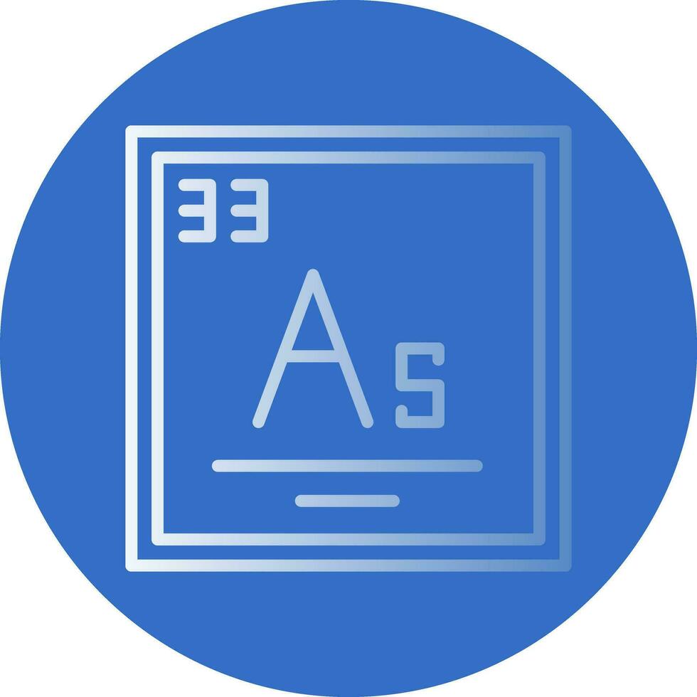 arsenic vecteur icône conception