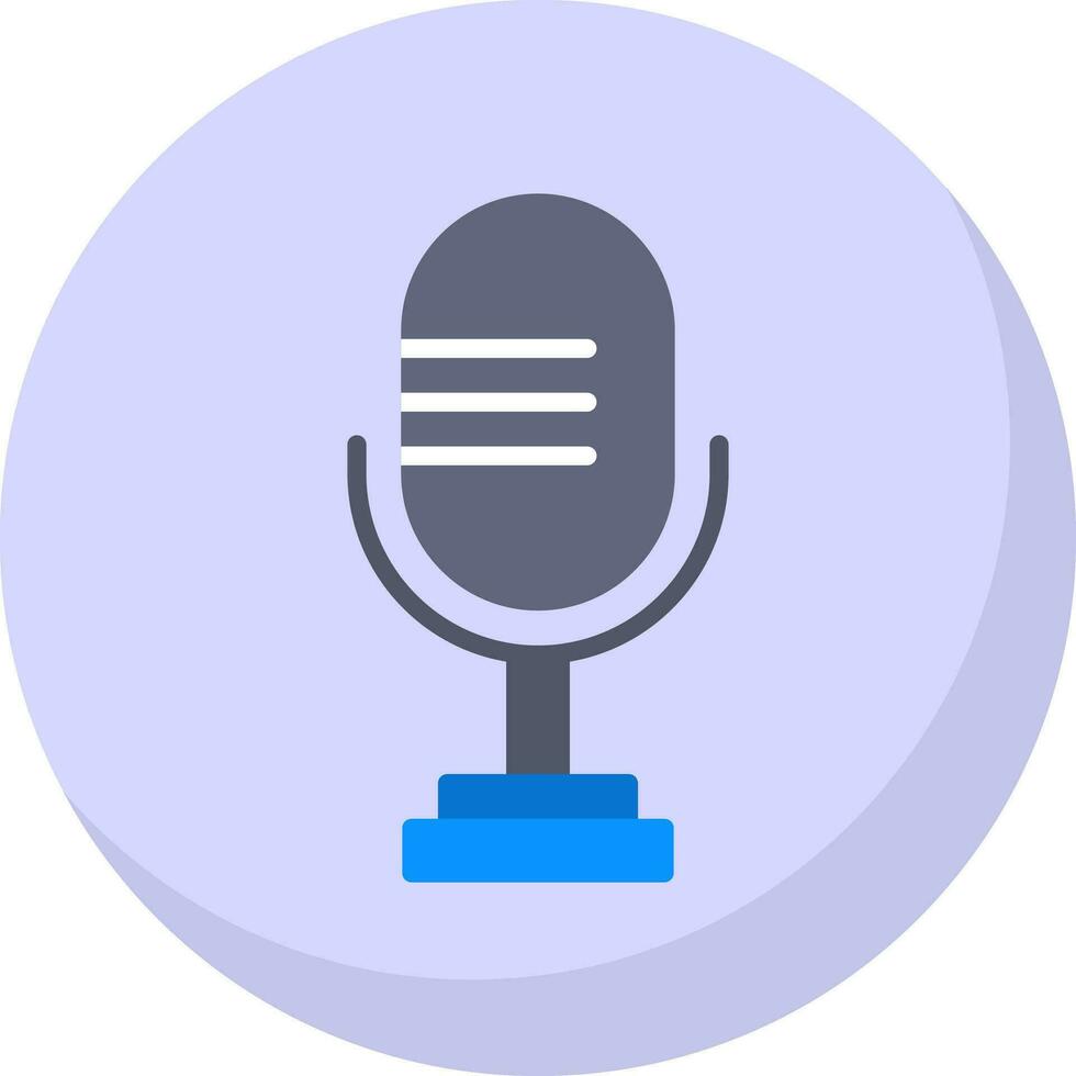 conception d'icône de vecteur de microphone