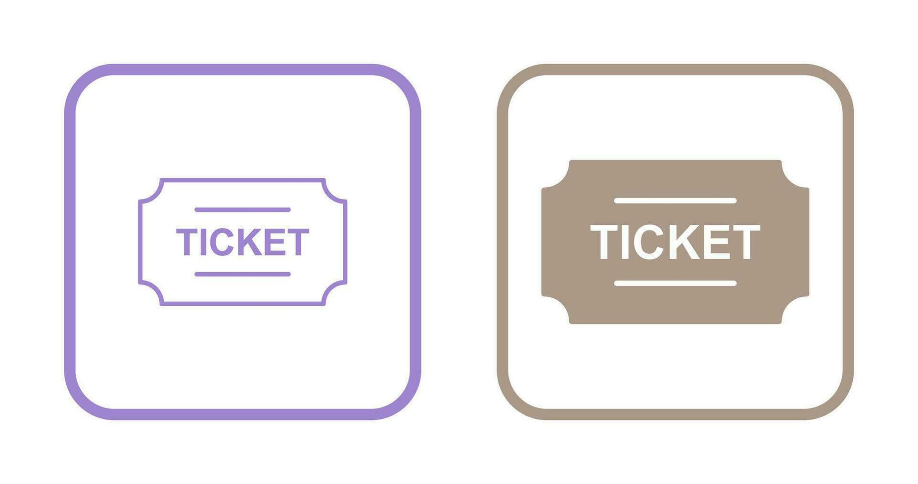 icône de vecteur de billets