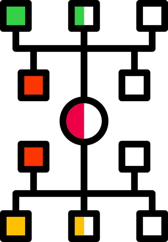 conception d'icône de vecteur d'algorithme