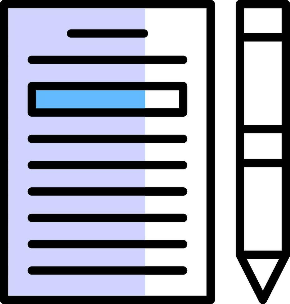 conception d'icônes vectorielles de blogs vecteur