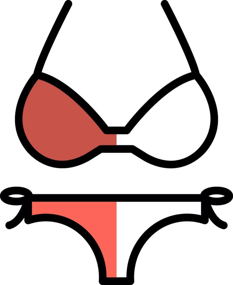 bikini vecteur icône conception