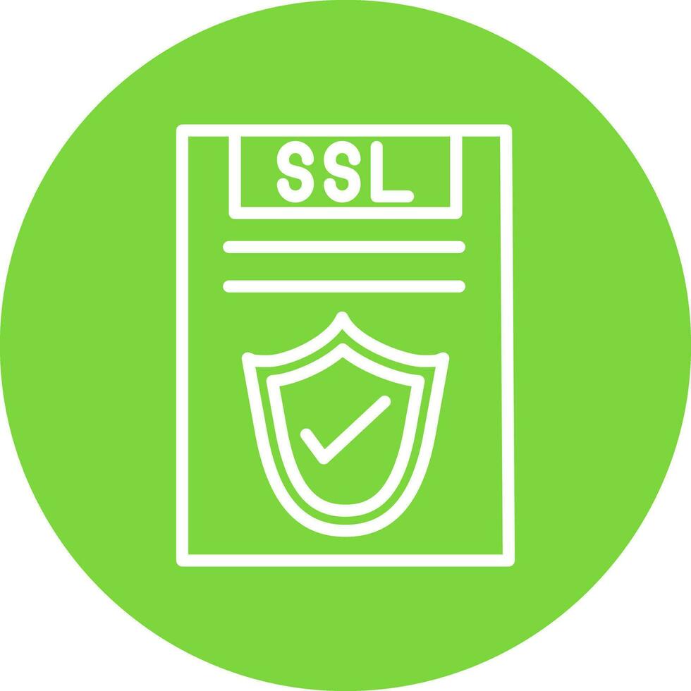 ssl vecteur icône conception