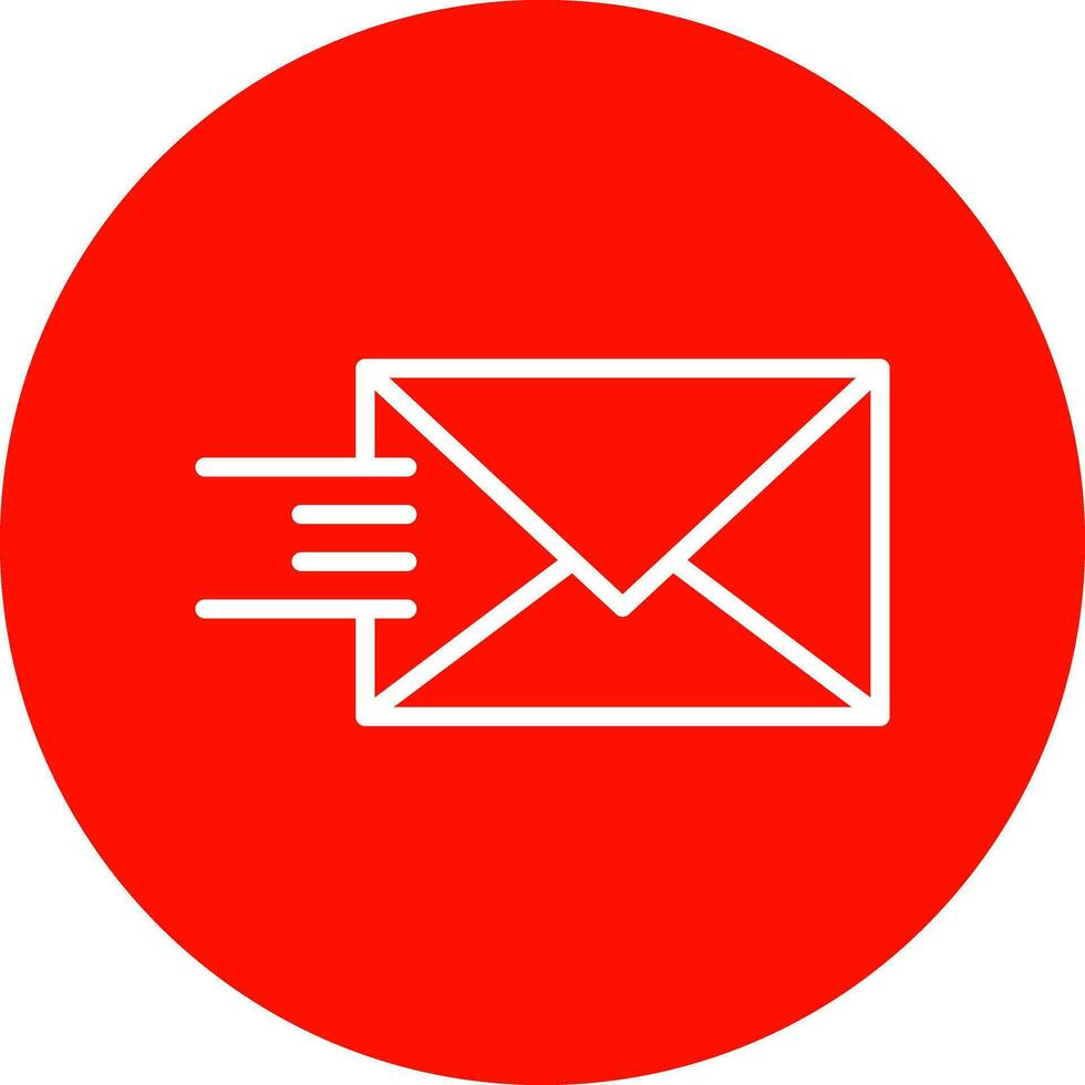 conception d'icône de vecteur de courrier