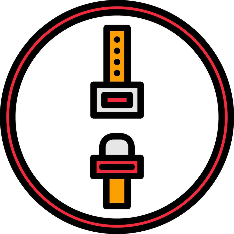 conception d'icône de vecteur de ceinture