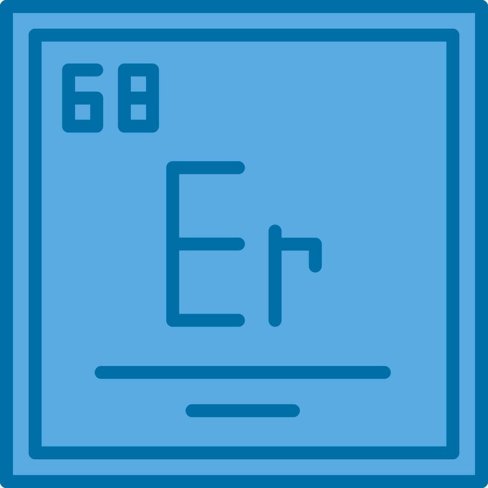 erbium vecteur icône conception