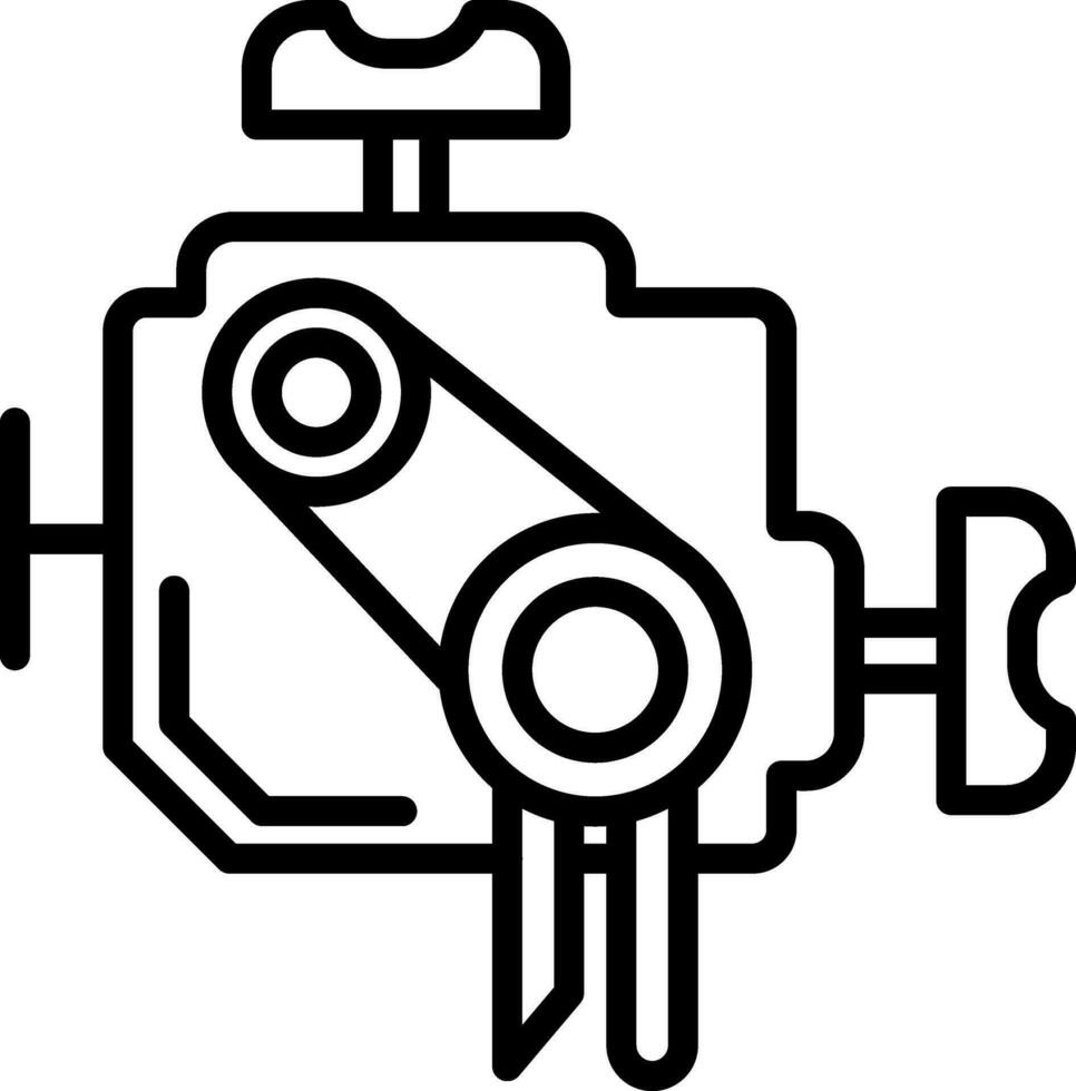 conception d'icône de vecteur de moteur