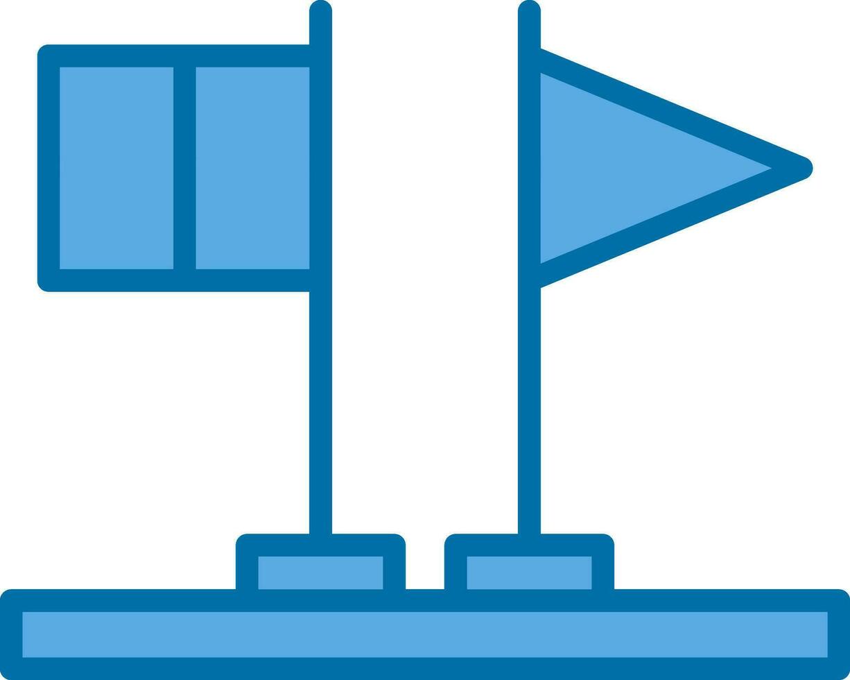 conception d'icônes vectorielles de drapeaux vecteur