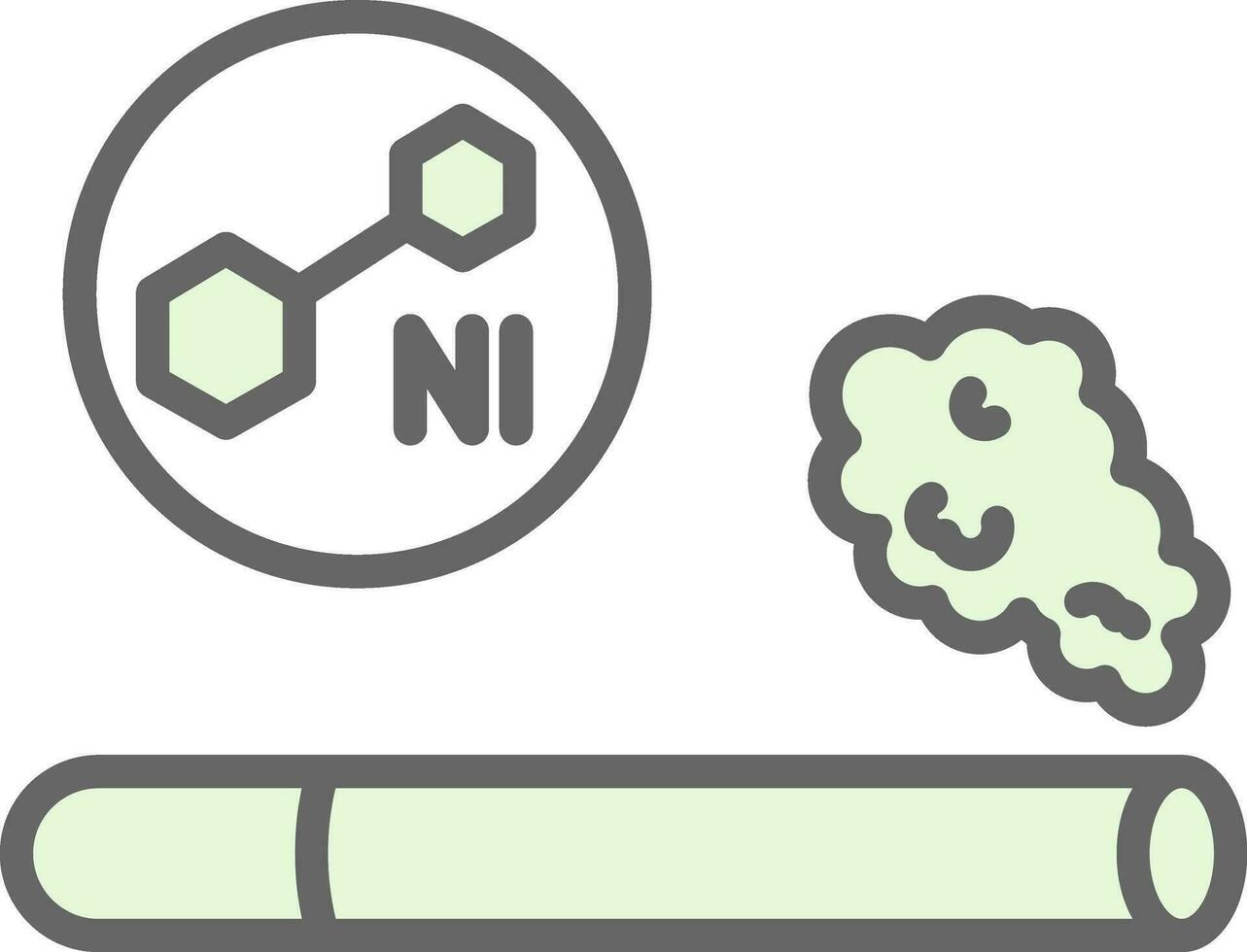 nicotine vecteur icône conception