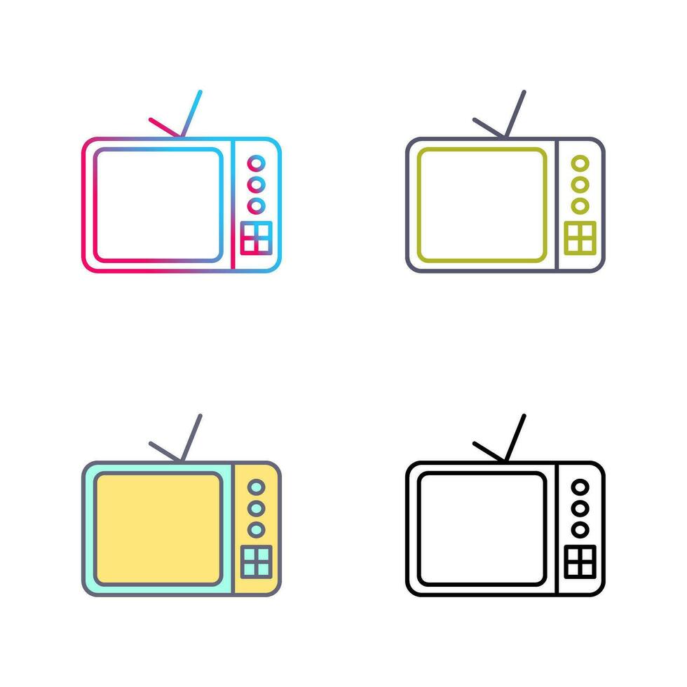 icône de vecteur de téléviseur