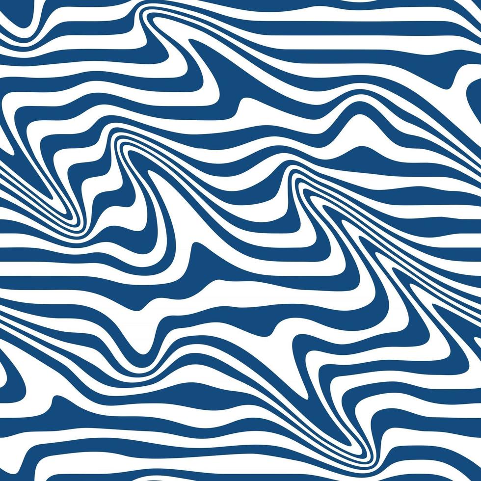 fond blanc avec des rayures ondulées bleues vecteur