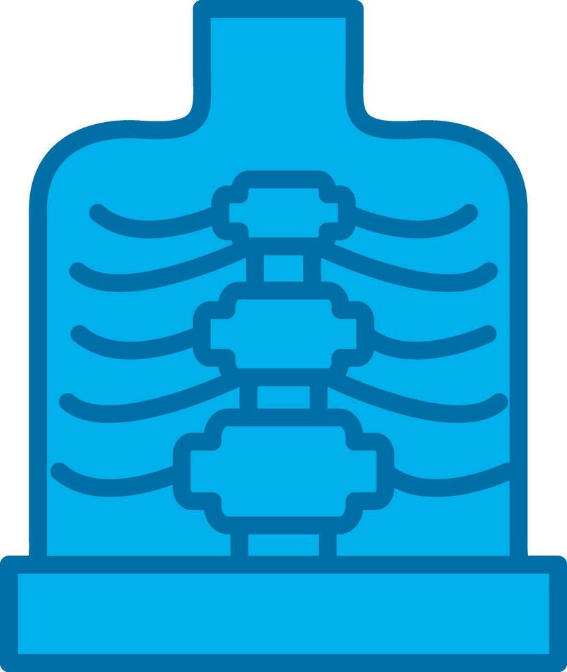 cage thoracique vecteur icône conception
