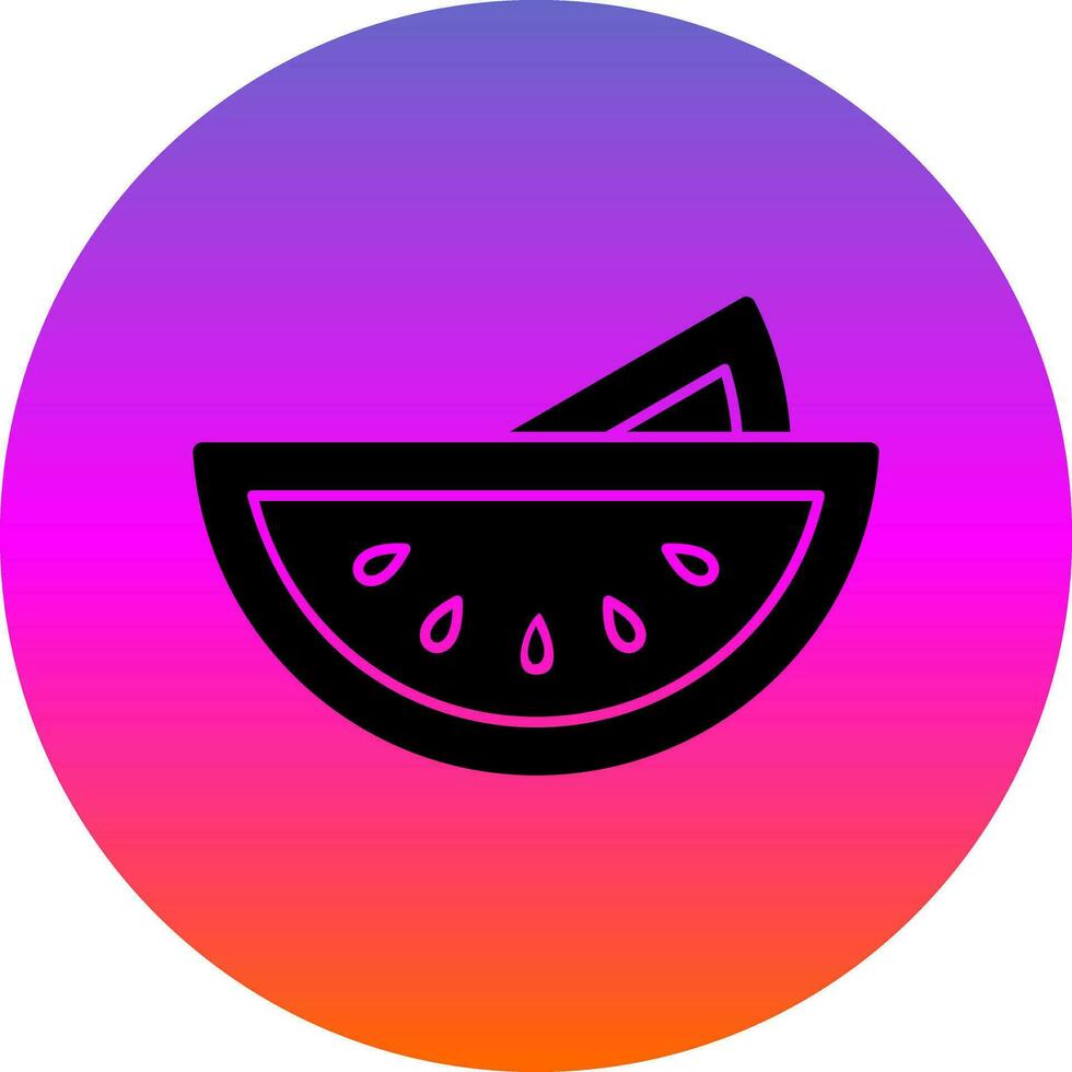 conception d'icône de vecteur de pastèque