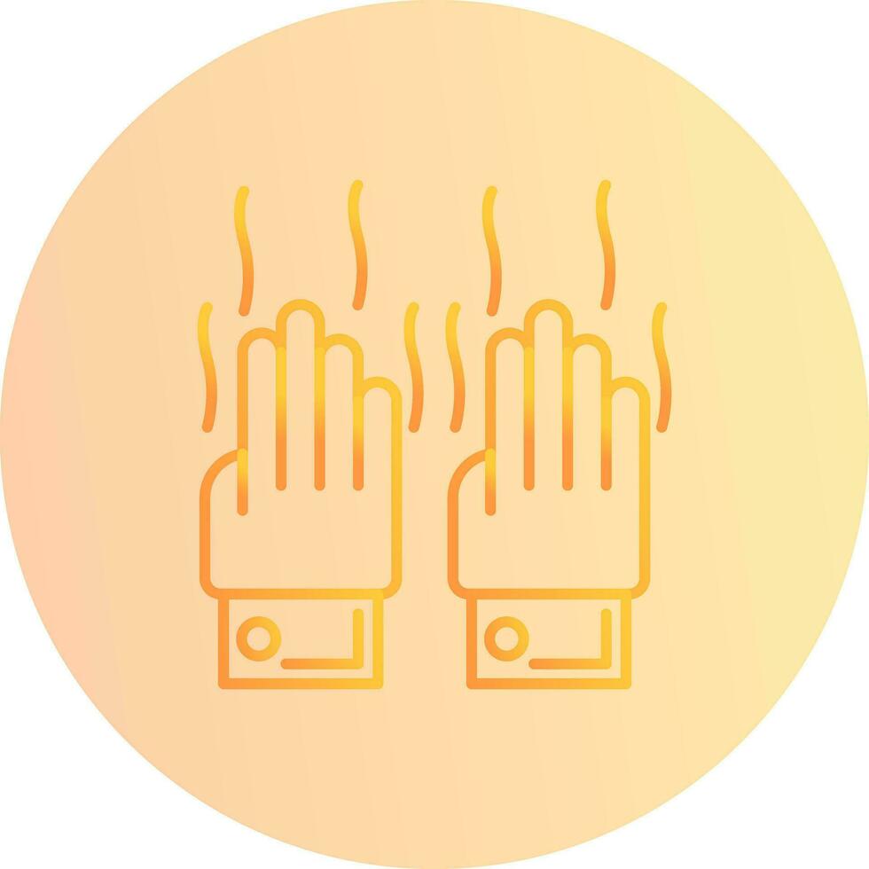icône de vecteur de mains malodorantes