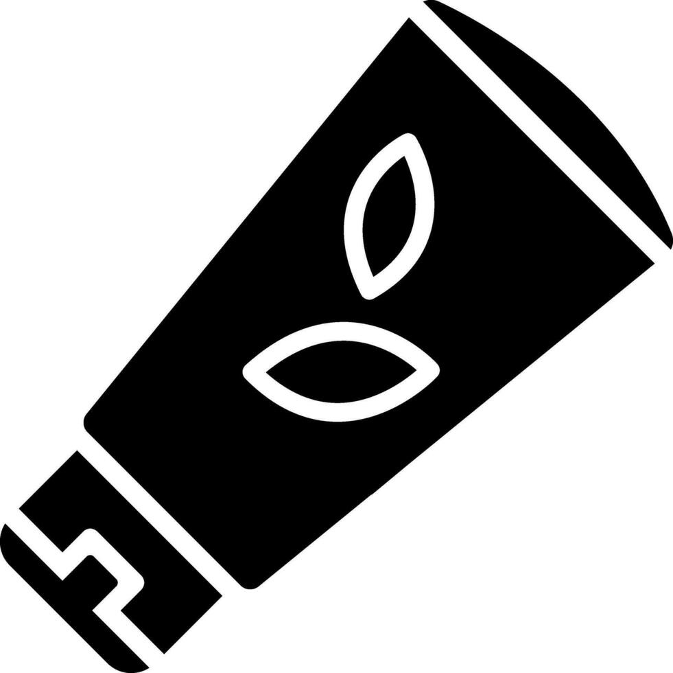 illustration de crème glyphe icône. vecteur