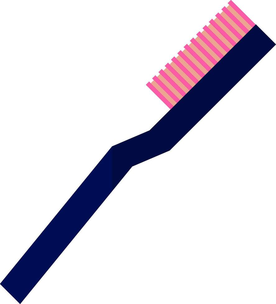 rose et bleu brosse à dents icône dans plat style. vecteur