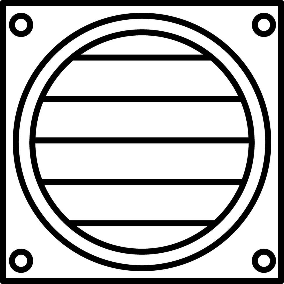 illustration de drainer icône dans mince ligne art. vecteur