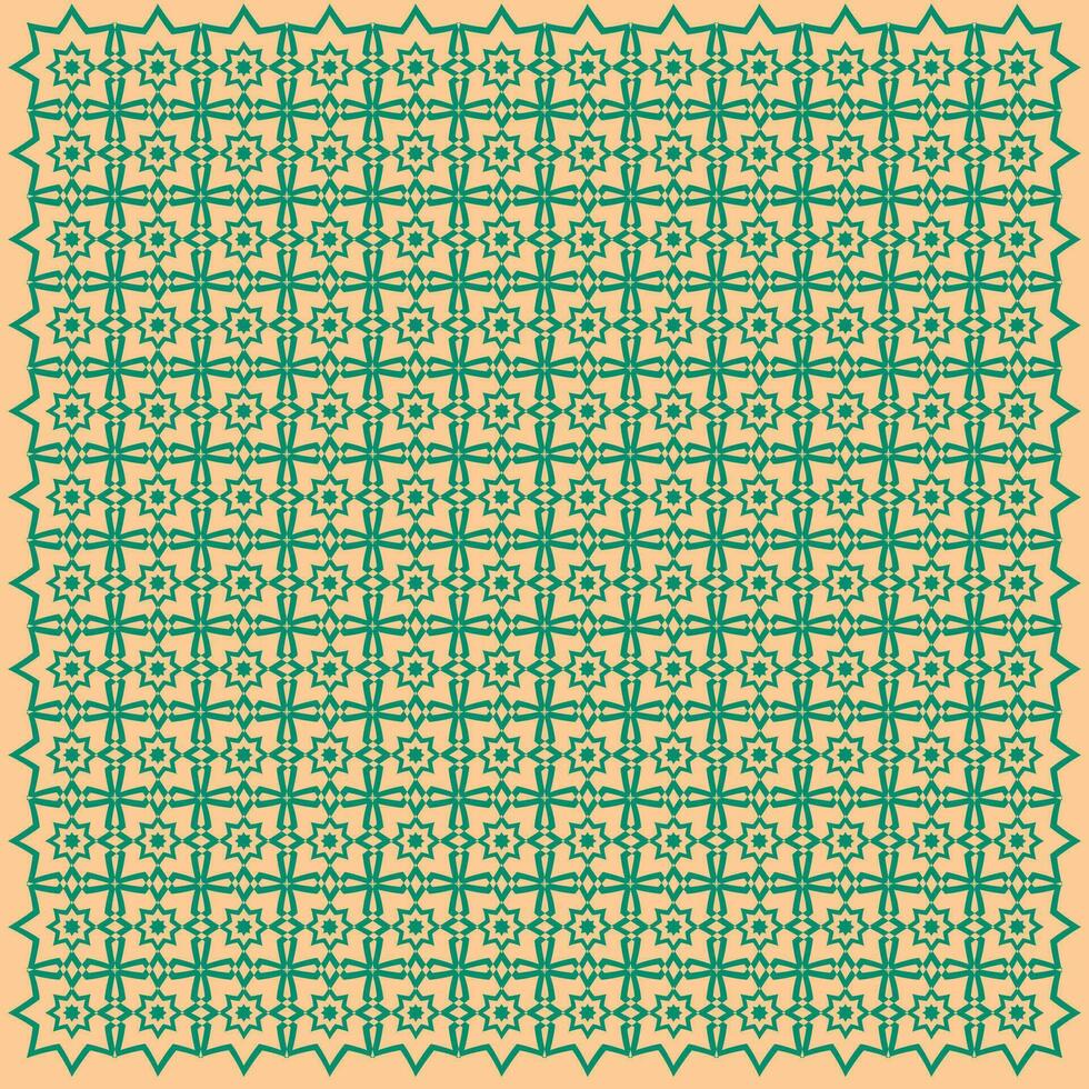 marocain islamique conception modèle Contexte dans vert couleur. vecteur