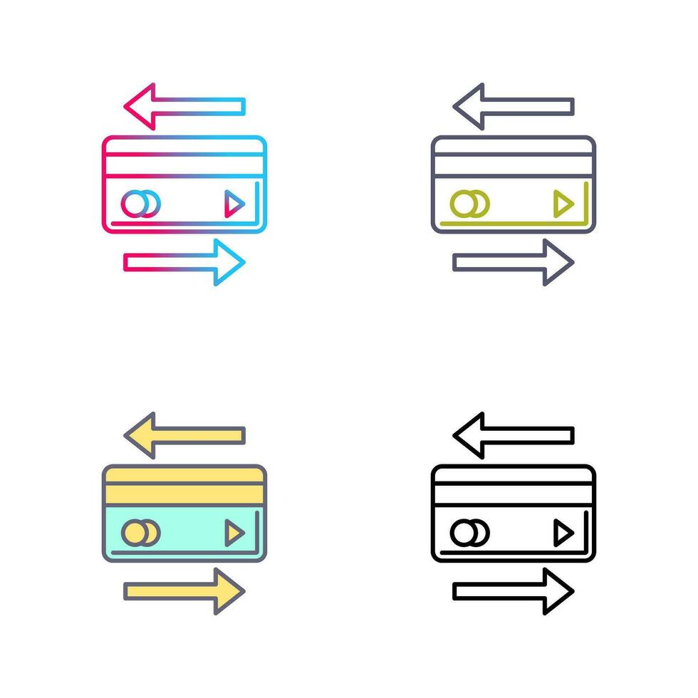 icône de vecteur de transaction