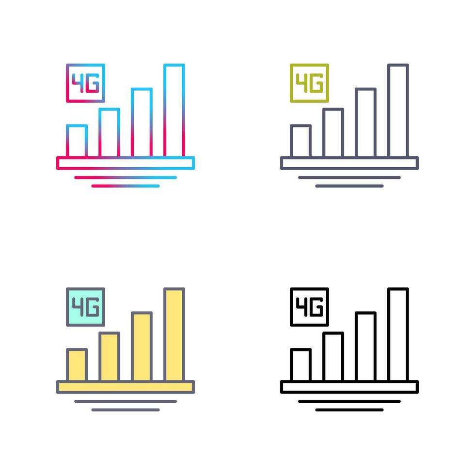 icône de vecteur 4g